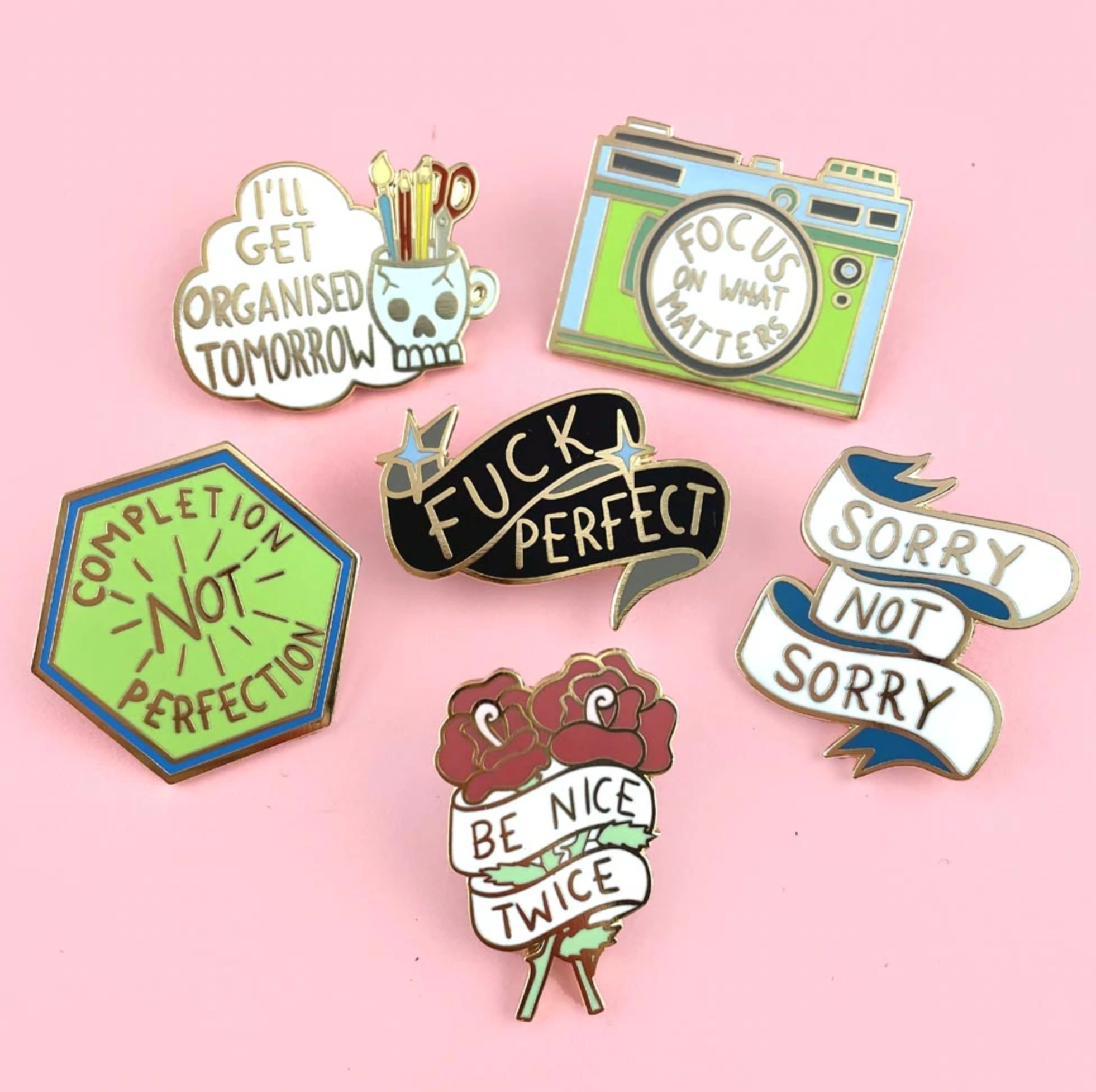 Jubly Umph Lapel Pin Collection • Focus On What Matters