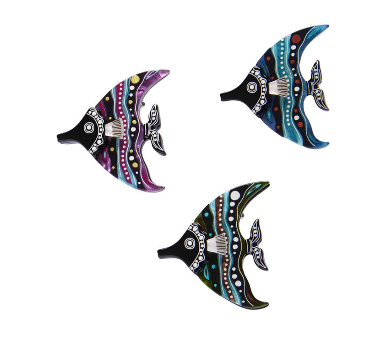 Erstwilder The Fish Guya Mini Brooch Set