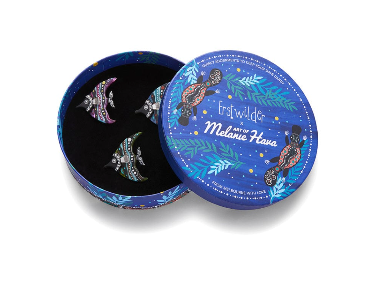 Erstwilder The Fish Guya Mini Brooch Set