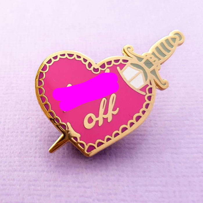 Lapel Pin • F**k Off