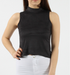 Womens Crop Top with Dipped hem