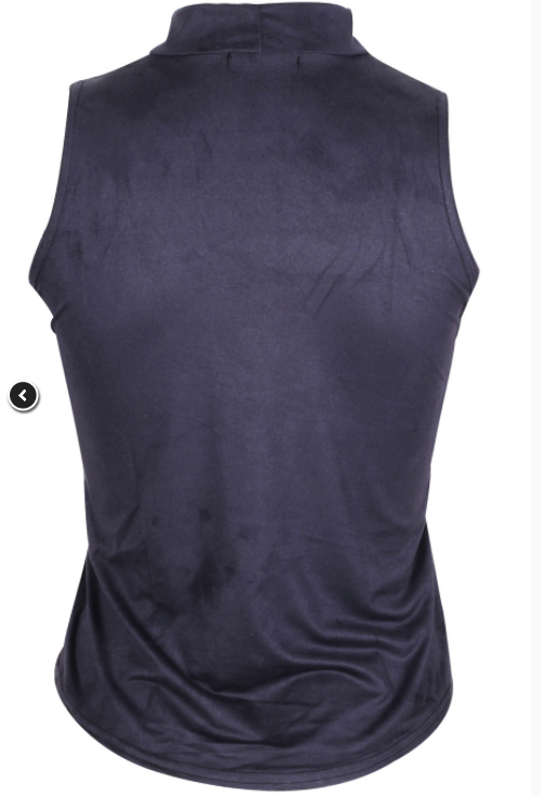 Womens Crop Top with Dipped hem