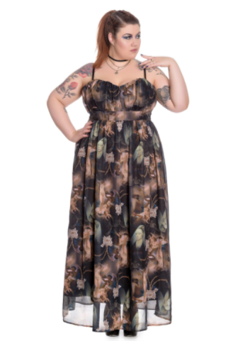 Spin Doctor Dress Plus Size Renaissance Maxi 