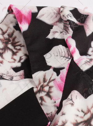 Womens Vintage Style Dress • Pink Rose • Plus Size