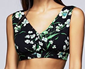 Womens Floral Crop Top 