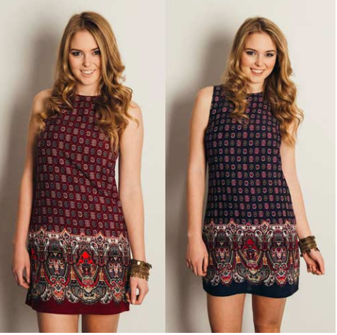 Womens Shift Dress • Floral Print