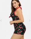 Womens Swimsuit Plus Size One Piece Cherry