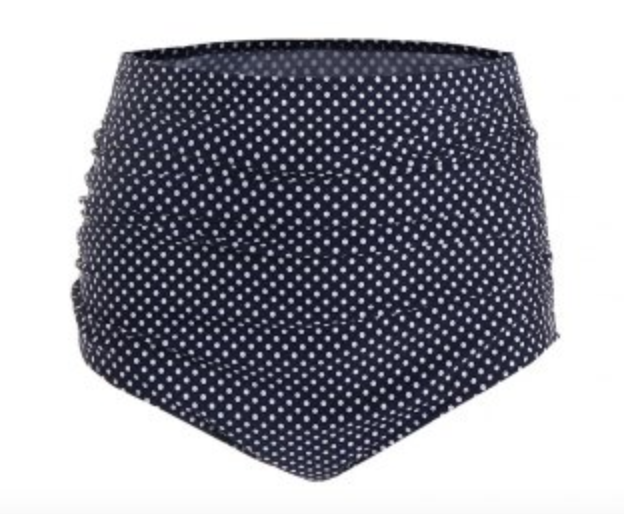 Bathers Plus Size High Waisted Polka Dot Bikini Swimsuit