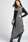 Womens Long Sleeve Asymmetric Maxi Dress
