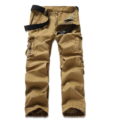 Mens Cargo Pants • Camel Colour