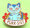 Jubly Umph Lapel Pin • Purr-Sistence Kitty