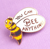 bee you can bee anything brooch BLACK jubly umph bumblebee jewellery Accessories cute lapel pin pin