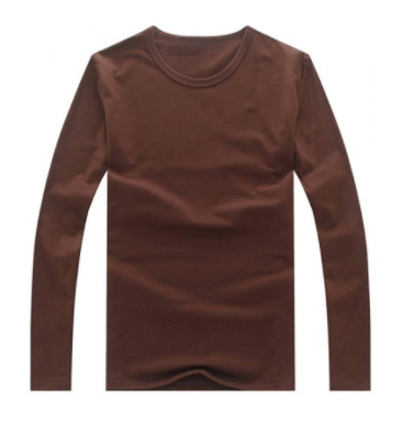 Street wear Long sleeve t-shirt Sweat shirt long sleeve top Brown top