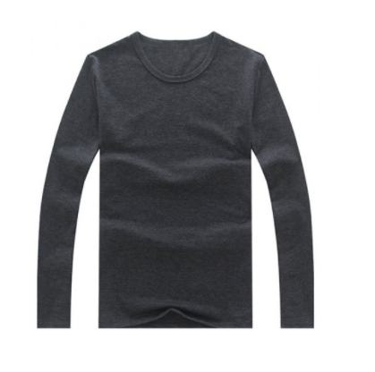 Crewe Neck Round neck Sweat shirt Long sleeve t-shirt long sleeve top Dark grey