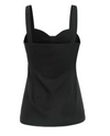 Womens Lace Up Tank Top • Black