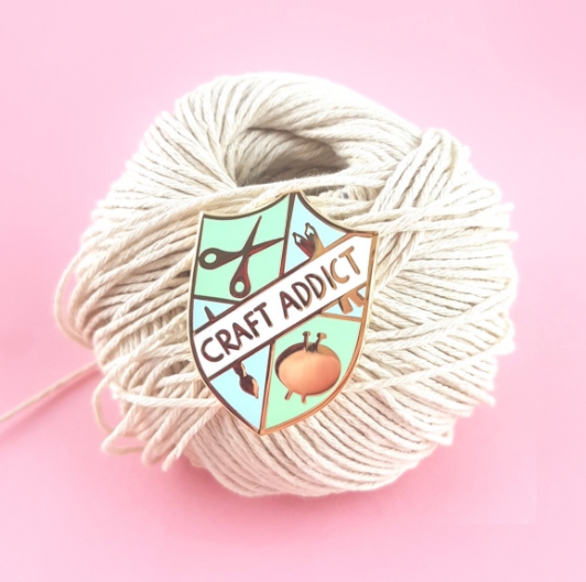 
Jubly Umph Lapel Pin • Craft Addict