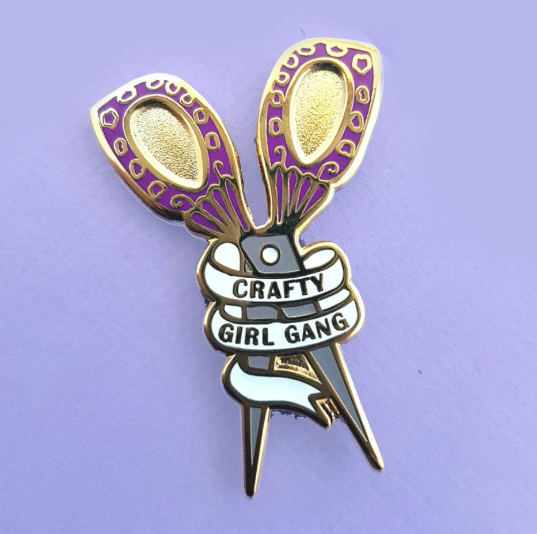 Lapel Pin • Crafty Girl Gang