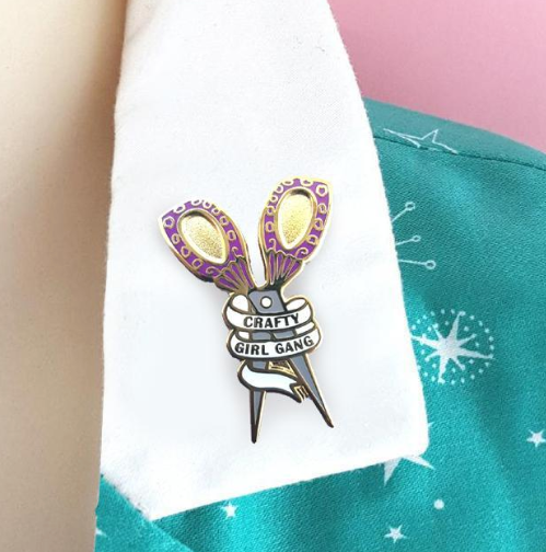 Lapel Pin • Crafty Girl Gang