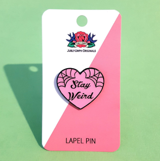 Jubly Umph Lapel Pin • Stay Weird