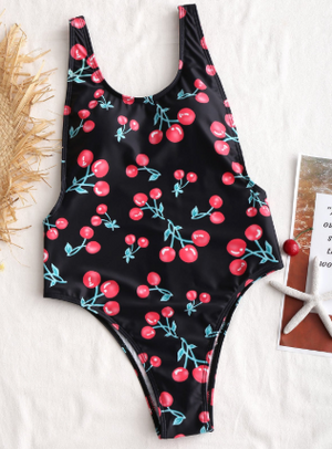 Bathers • Cherry Print One Piece Swimsuit