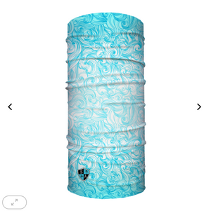 Face Shield/ Tubular Bandana • Tidal Waves