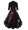 Womens Vintage Style Swing Dress • Blossom Print