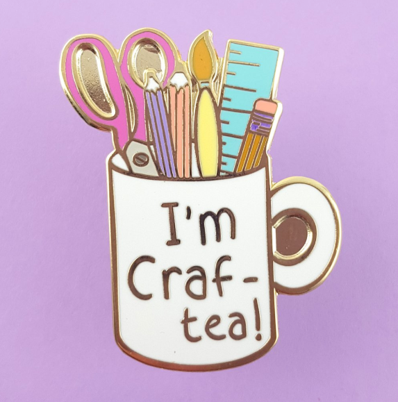 Lapel Pin • I'm Craf-tea