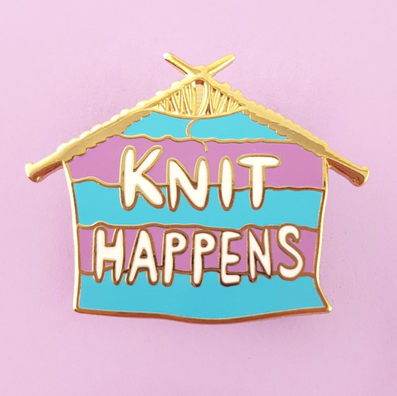 Lapel Pin • Knit Happens