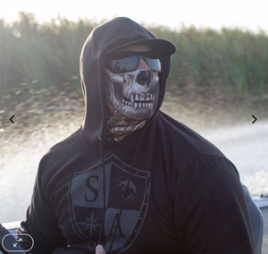 Face Shield / Tubular Bandana • Forest Camo Skull