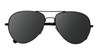Sunglasses • Black Aviator Style