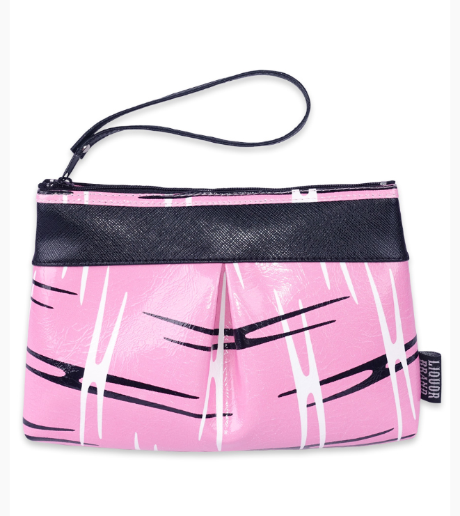 Womens Liquorbrand Makeup Bag Atomic Pink
