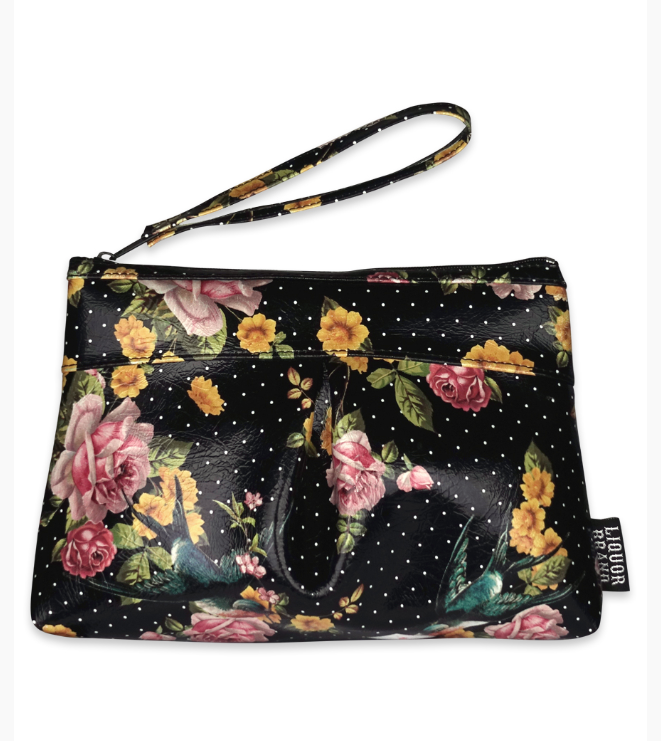Liquorbrand Makeup Bag Sparrows Black