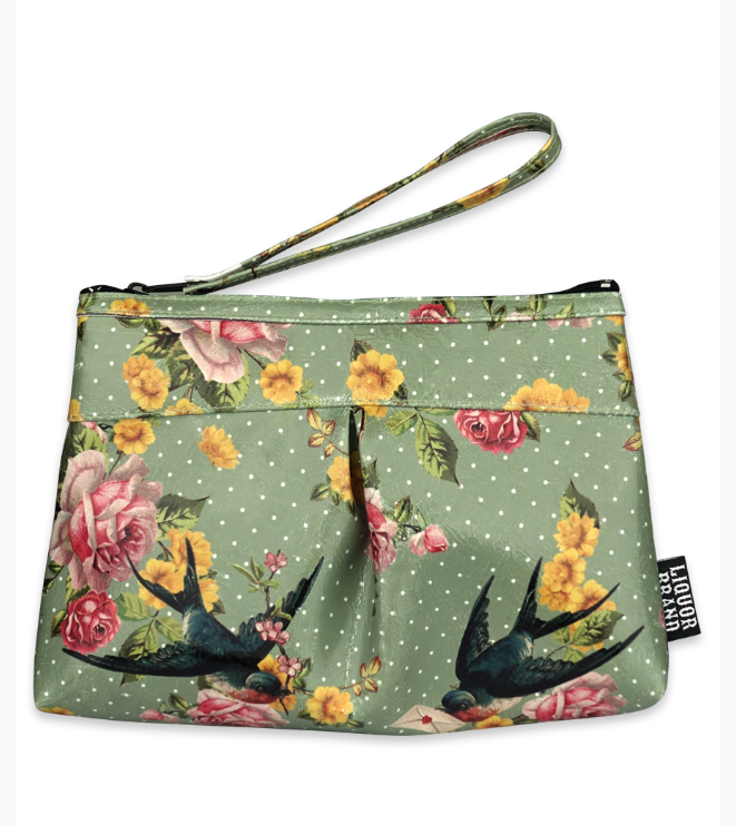 Liquorbrand Makeup Bag Sparrows Green