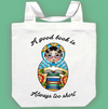 Jubly Umph Tote Bag • A Good Book is Always too Short