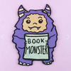 Jubly Umph Embroidered Patch • Book Monster