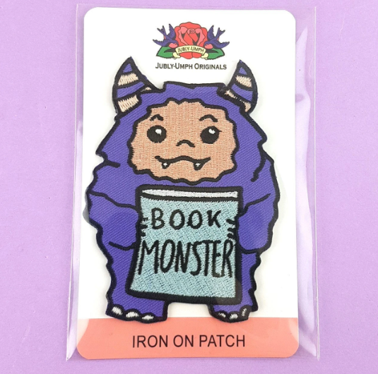 Jubly Umph Embroidered Patch • Book Monster