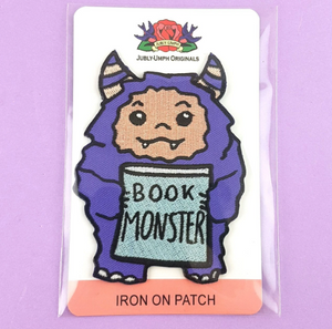 Jubly Umph Embroidered Patch • Book Monster