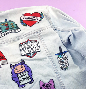 Jubly Umph Embroidered Patch • Book Monster