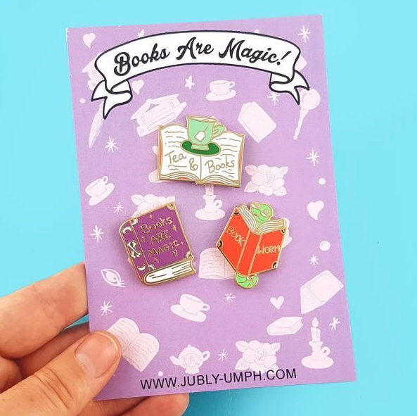 Jubly Umph Lapel Pin Set • Books Are Magic