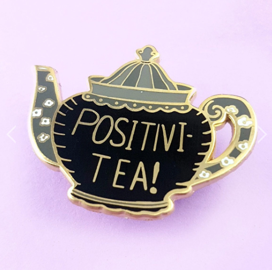 Jubly Umph Lapel Pin • Positivi-Tea