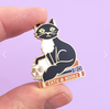 Jubly Umph Lapel Pin • Cats and Books