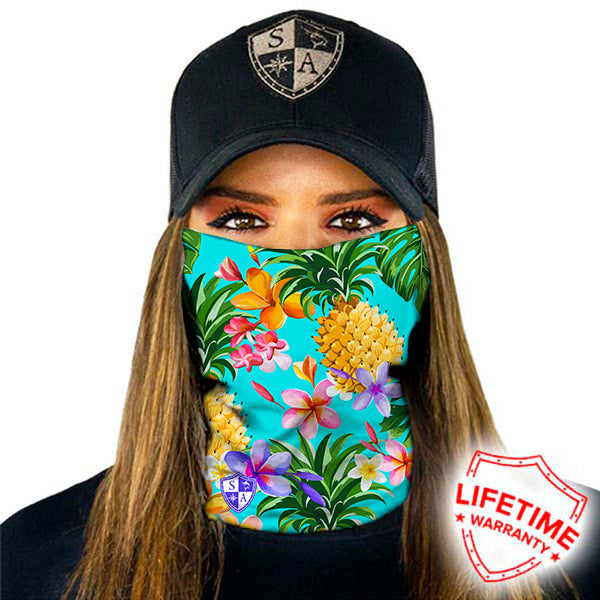 Face Shield Bandana •Tropical Fruit