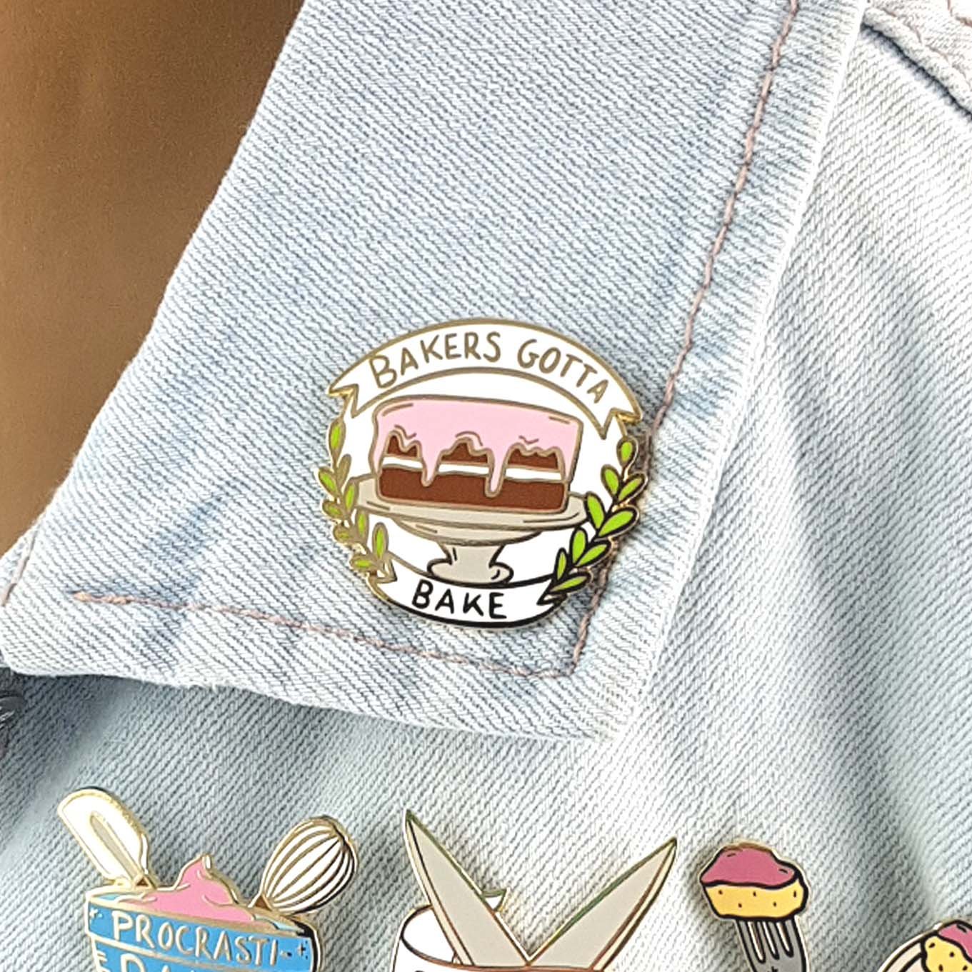 Jubly Umph Lapel Pin • Bakers Gotta Bake