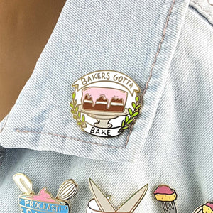 Jubly Umph Lapel Pin • Bakers Gotta Bake