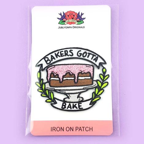 Jubly Umph Embroidered Patch • Bakers Gotta Bake
