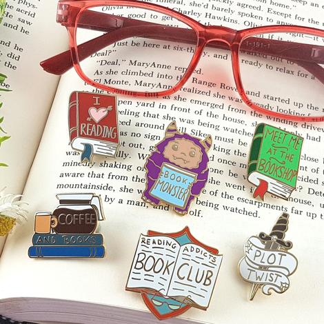 Jubly Umph Lapel Pin • I Heart Reading