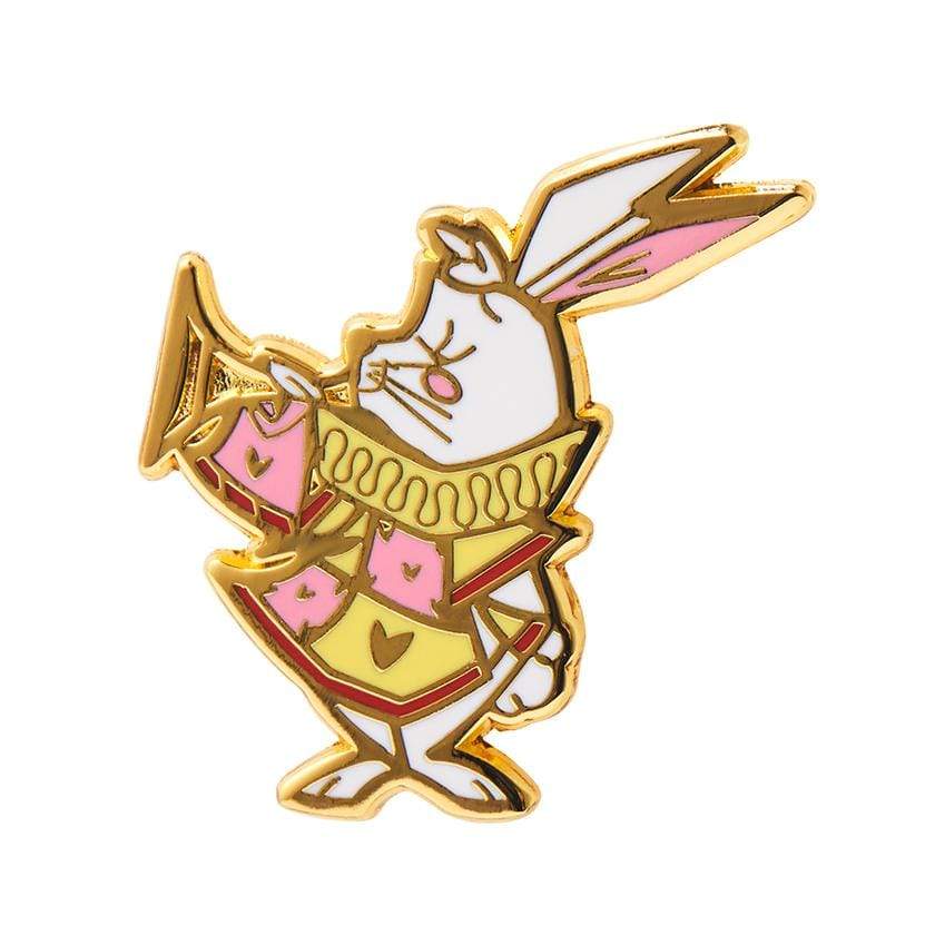 Erstwilder The White Rabbit Announces Enamel Pin