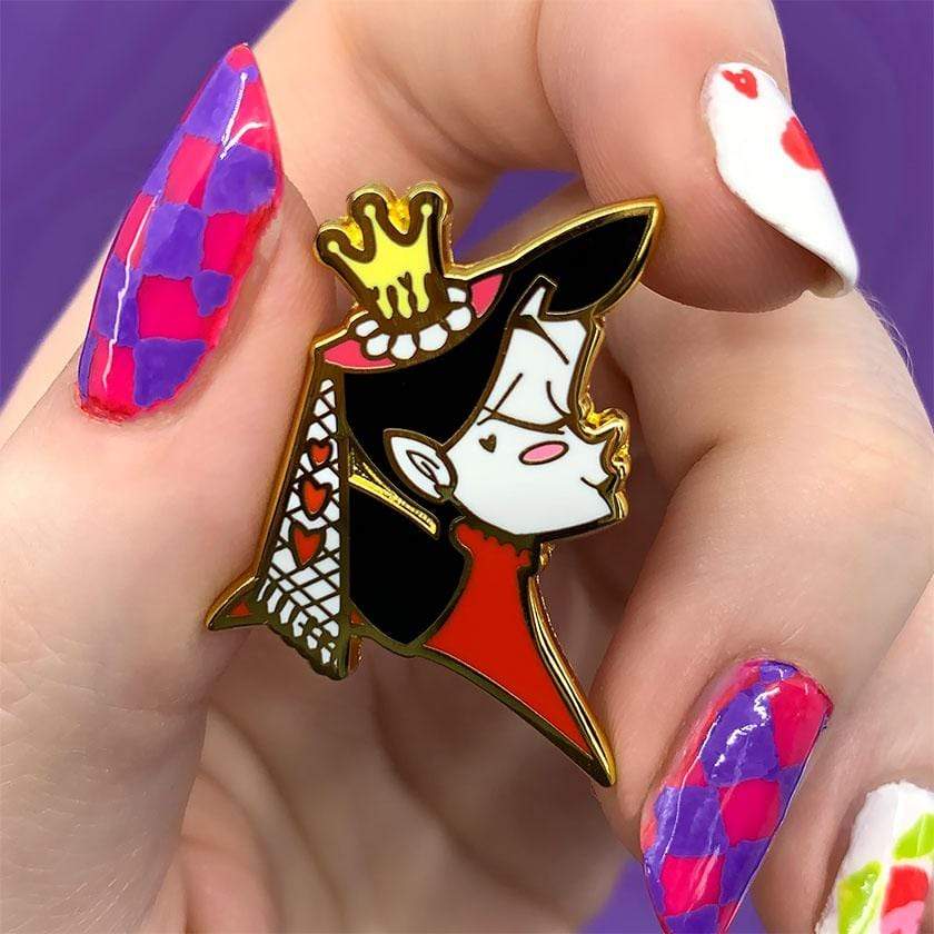 Erstwilder Queen Of Hearts Enamel Pin