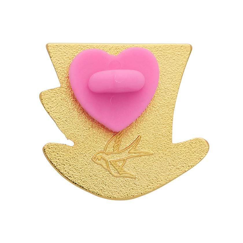 Erstwilder Mad Hatter's Tea Party Hat Enamel Pin