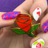 Erstwilder Painted Rose Enamel Pin